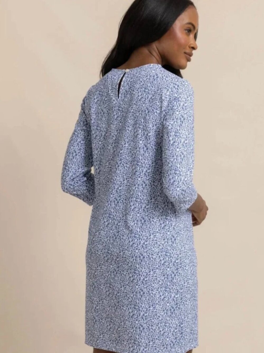 Southern tide dress women's blue and white, size large - NEW - Picture 2 of 5
